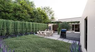 This Backyard In Houston S Montrose Neighborhood Is An Entertainer S Dream The Built In Bar Complet In 2020 Online Landscape Design Backyard Remodel Landscape Design