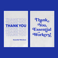 Thank You Essential Workers Viral Art Project In 2020 Worker Essentials Thank You