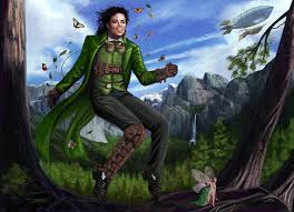 13x17 Signed Steampunk Michael Jackson Peter Pan Print By Etsy Michael Jackson Art Jackson S Art Jackson