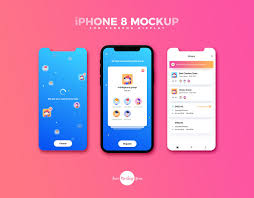 Free Iphone 8 Mockup For Screens Display 600 Iphone Mockup Iphone Mockup Psd Free Iphone