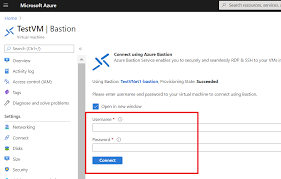 Connect To A Windows Vm Using Azure Bastion Microsoft Docs