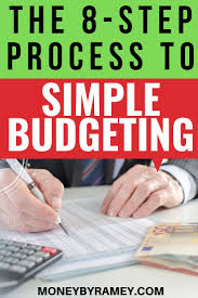 Simple Budgeting The Easy 8 Step Process In Setting Up Your Budget In 2020 Simple Budget Budgeting Budgeting Process