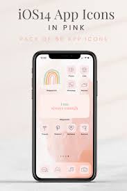 App Icon Bundle Pink For Iphone Ios 14 Instant Download Etsy App Icon Iphone App