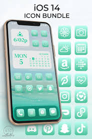 Ios 14 Icons Turquoise Teal App Icons Ios 14 Aesthetic Etsy In 2021 Iphone Photo App App Icon Iphone Icon