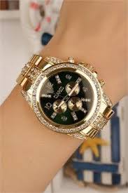 Alta N Kaplama Kordon Metal Kasa Bayan Saat Bracelet Watch Bling Stuff To Buy