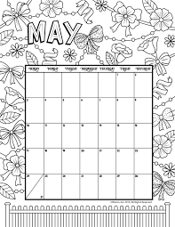 Printable Coloring Calendar For 2021 And 2020 Woo Jr Kids Activities Coloring Calendar Kids Calendar Printable Coloring