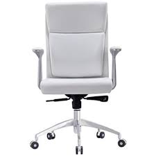 Harvard White Faux Leather Low Back Office Chair 5n562 Lamps Plus Office Chair Modern Office Chair Home Office Chairs