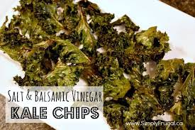 Salt And Balsamic Vinegar Kale Chips Recipe Kale Chips Balsamic Vinegar Balsamic