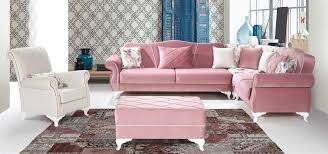 Romantik Dekorasyonun Temsilcisi Pembe Oturma Odasi Tasarimlari Oturma Odasi Dekorasyonu Mobilya