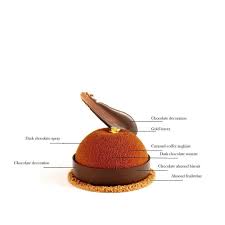 New Petit Gateau With Caramel Combined With Chocolade Almond And Coffee Dark Chocolate Mousse Chocolate Almonds Chocolate Coffee