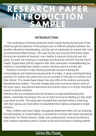 If You Do Not Know How To Write A Research Paper This Research Paper Introduction Sample Will Surely Hel Research Paper Introduction Research Paper Term Paper