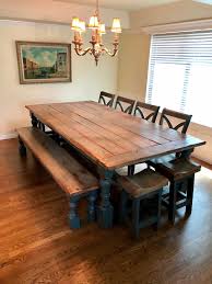 Rustic New England Farmhouse Table Bench 4 Stools 4 Chairs Etsy Farmhouse Dining Room Table Farmhouse Table With Bench Farmhouse Dining Table