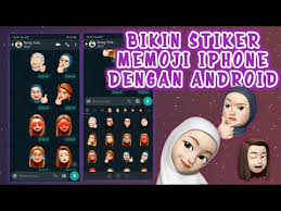 Cara Membuat Animoji Memoji Stiker Whatsapp Iphone Menggunakan Android Youtube