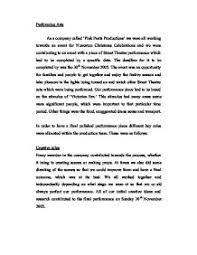 Performing Arts Evaluation A Level Drama Marked By Teachers Com