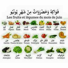 Zelenina Ovocie Apprendre L Arabe Langue Arabe Vocabulaire
