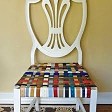 Use Leather Belts To Revamp Old Chair Bottoms Http Www Sallyannk Com 2013 09 Diy Belted Chairs Html Old Chairs Decor Diy Belts