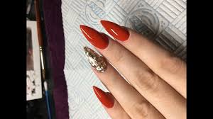 Our selection of acrylic polish is both long lasting and affordable. Acrylic Nails Red Stilettos Sun9 Led Lamp Review Youtube