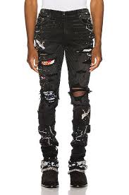 This came through at amiri today, as the combined men's and women's collections exuded perceptible finesse and focus. Amiri Distressed Skinny Jeans Black Modesens Patched Jeans Black Skinny Jeans Black Jeans Outfit