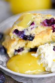 This Lemon Blueberry Scones Recipe Is A Delightful Addition To Any Breakfast Or Brunch Fresh Blueber Easy Lemon Curd Blueberry Scones Recipe Lemon Curd Recipe