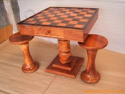 Big Square Table Chess Table Wooden Chess Chess Board