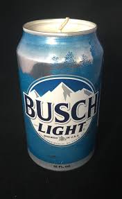 Upcycled Busch Beer Bottle Or Can Candle Classic Nature Busch Light Beer Candle Beer Wedding Canning