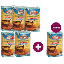 Molino Peila Lot De 6 Farines De Mais Pour Polenta Instantanee 500 G 1 Offert Farine De Mais Farine Polenta