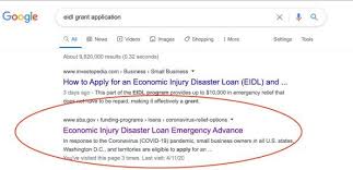 Applying For The 10 000 Eidl Emergency Grant Step By Step In 2020 How To Apply How To Get Money Emergency