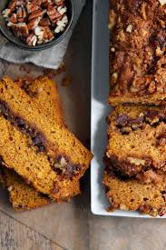 Pumpkin Bread With Chocolate Chip Streusel Recipe Recipe Pumpkin Bread Recipes Spiced Chocolate