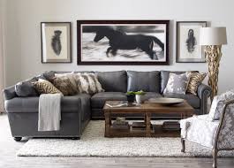 Lynx Faux Fur Pillow Leather Couches Living Room Living Room Leather Living Room Grey