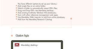 How To Use Mendeley Desktop 1 Mendeley Infographic Educational Infographic Infographic Education