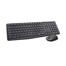 Logitech Mk235 Wireless Keyboard And Mouse Combo For Windows 2 4 Ghz Wireless With Nano Usb Receiver Wireless Mouse Computers And Accessories Accessories Keyboard Logitech Input Devices