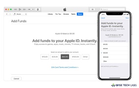 How To Add Funds To Your Apple Id On Your Computer Or Ios Device Wise Tech Labs Apple Buy New Iphone Apple Service