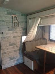 Wallpops Nuwallpaper Peel Stick Wallpaper Beachwood Camper Makeover Camper Interior Design Remodeled Campers