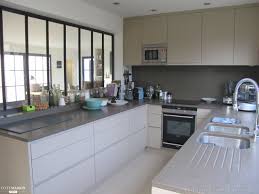 Decoration Et Amenagement D 39 Une Maison De 220m2 A L 39 Ile De Re Plan D 39 Amenagement Choix Des M Cuisine Verriere Cuisine Moderne Amenagement Cuisine