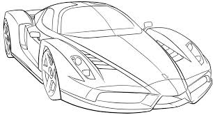 Ferrari Sport Car High Speed Coloring Page Ferrari Car Coloring Pages Sports Coloring Pages Cars Coloring Pages Race Car Coloring Pages