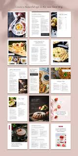 Recipe E Book Template Canva Cookbook Lead Magnet In 2020 Recipe Book Design Food Magazine Layout Food Blog Design