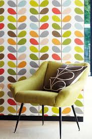Iconic Orla Kiely Multi Stem Wallpaper Design Wallpaper Living Room Accent Wall Accent Walls In Living Room Kitchen Wallpaper Accent Wall