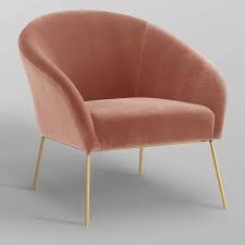 Nicole Miller Achilles Velvet Barrel Chair Decoracao Boutique Decoracao