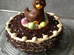 Nid De Paques Au Pralin Recette Gateau De Paques Facile Nid De Paques Gateau De Paques