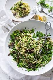 Pasta Salad With Asparagus Mushrooms Lemon Parsley Dressing Feasting At Home Recipe Spring Pasta Spring Pasta Salad Healthy Spring Recipes