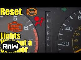 How To Reset The Check Engine Abs And Airbag Light Without A Scanner Engineering Car Hacks Car Repair Diy