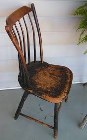 Circa 1800 1820 Rod Back Windsor Old Wooden Chairs Antique Chairs Old Chairs