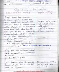 Microteaching Biological Science Lesson Plan On The Movement Of Plants And The Skill Used Is Stimulus Biology Lesson Plans Science Lesson Plans Science Lessons