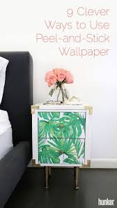 9 Clever Ways To Use Peel And Stick Wallpaper Throughout Your Home Hunker Affordable Decor Decor Before After Furniture