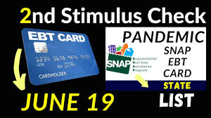 Second Stimulus Check Update For June 19th P Ebt Card List And 2 Payme Personal Development Plan Ideas Personal Development Plan Food Program