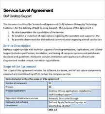 Service Level Agreement Template Basics To Make Your Own Service Agreement Template Service Agreement T Service Level Agreement Contract Template Agreement
