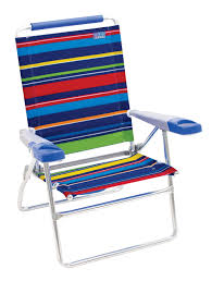 Rio Beach 15 Quot Extended Height 4 Position Folding Beach Chair Pop Surf Stripes Folding Beach Chair Beach Chairs Beach Lounge Chair