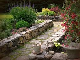 Rock Landscaping Outdoortheme Com Raised Garden Rock Flower Beds Landscaping With Rocks
