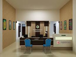 Interior Kantor Meja Pelayanan Di 2020 Desain Interior Desain Interior