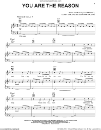Calum Scott You Are The Reason Sheet Music Notes Chords Sheet Music Notes Piano Sheet Music Free Piano Music